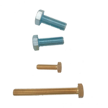 Grade 4.8 Or 8.8 Hexagon Head Iron and Steel Flat Head Screw Bolts for Mechanical Equipment
